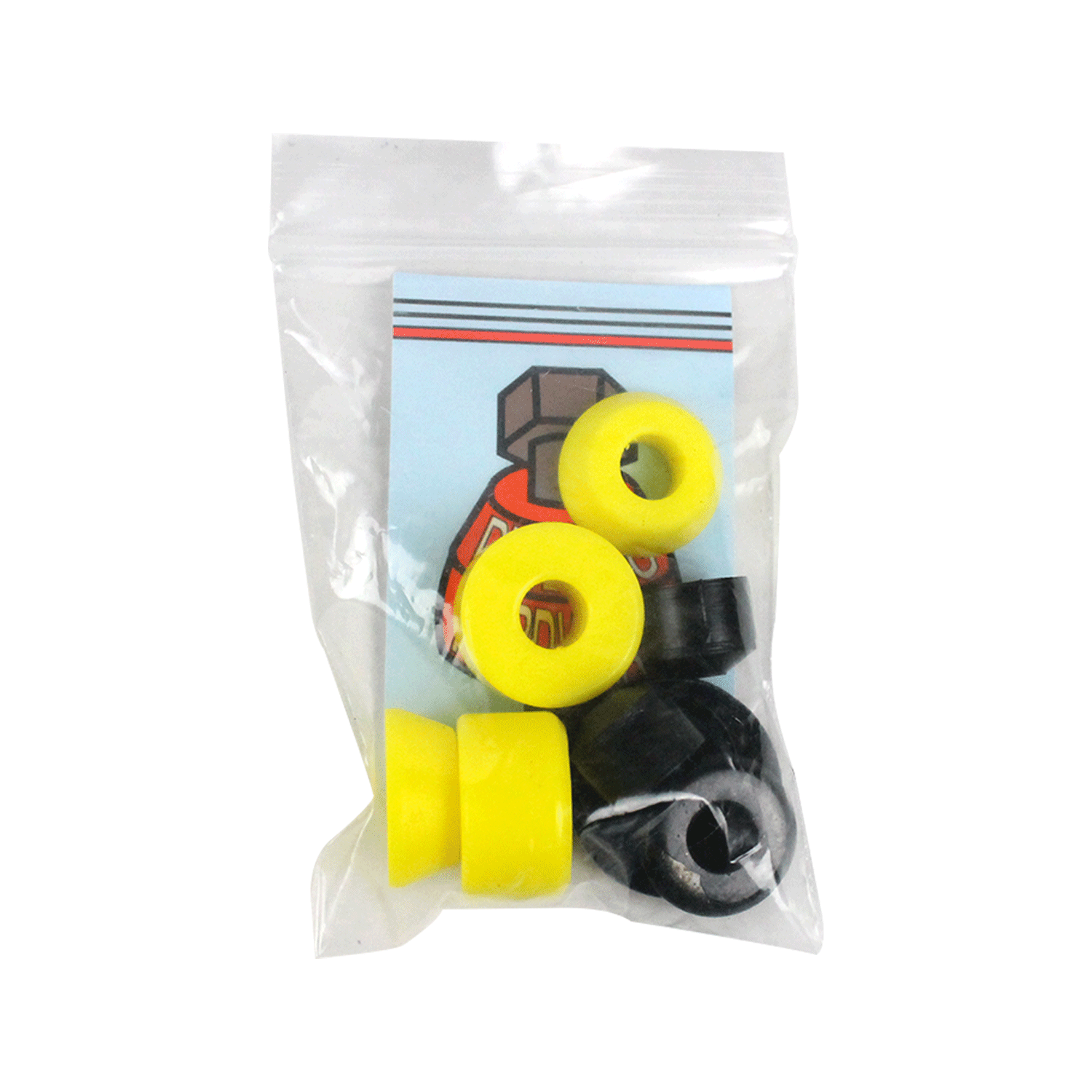 Dime Bag Skateboard Hardware Bushing Kit Yellow 95A
