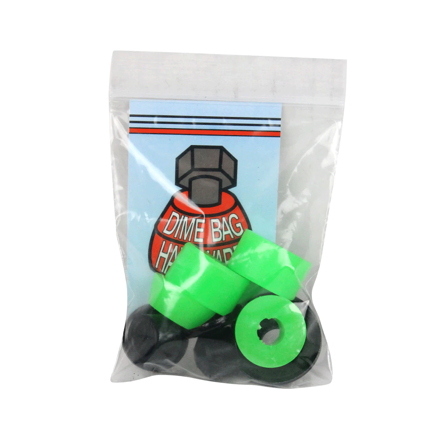 Dime Bag Skateboard Hardware Bushing Kit Green 92A