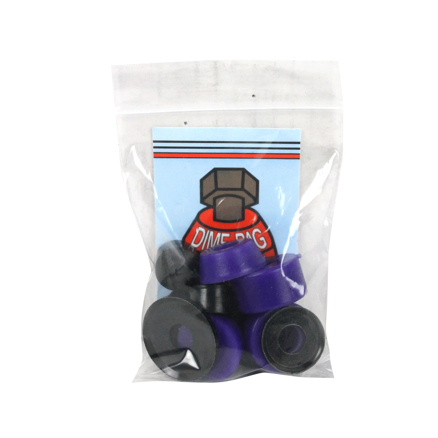 Dime Bag Skateboard Hardware Bushing Kit Purple 91A